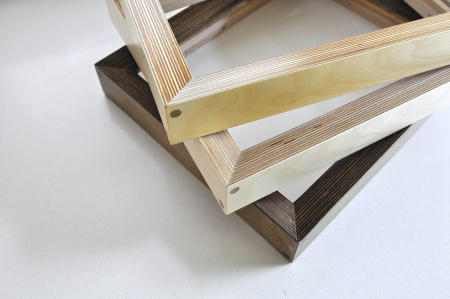 Baltic Birch Plywood 'Beveled Profile' Picture Frames