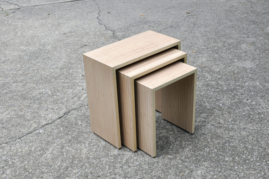 Baltic Birch Plywood 'Essi' Nesting Tables