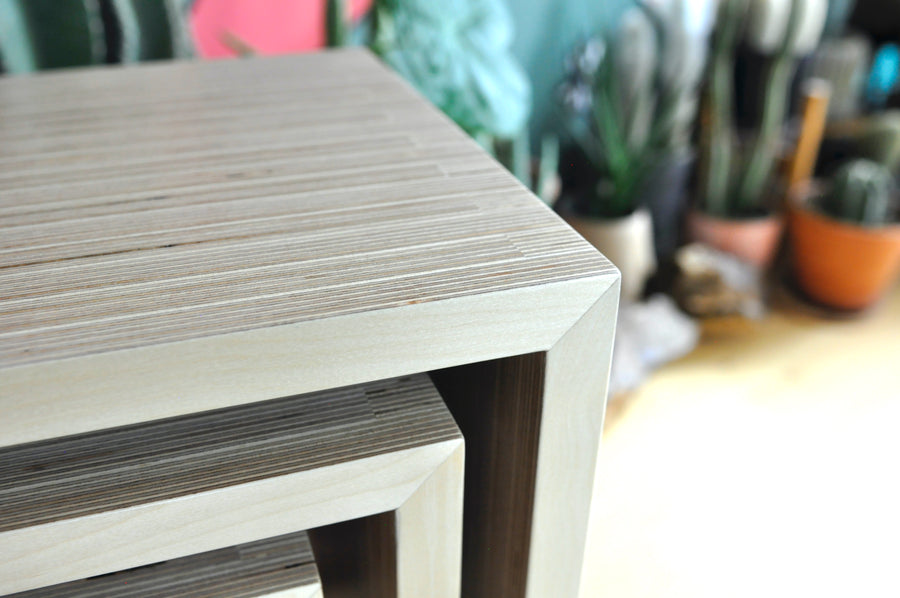 Baltic Birch Plywood 'Essi' Nesting Tables