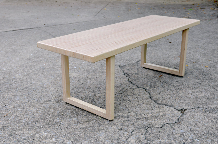 Baltic Birch Plywood 'Duquesne' Coffee Table/ Bench