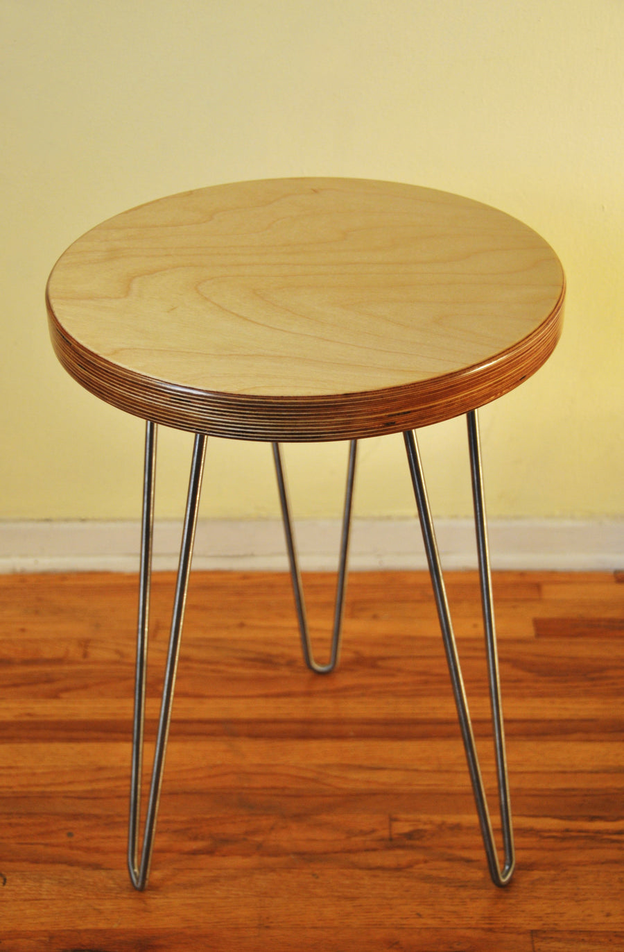 Baltic Birch Plywood Circular Side Table