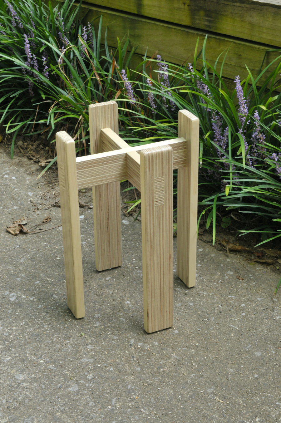 plywood plant hanger Baltic Birch Plywood 'Yule' Plant Stand