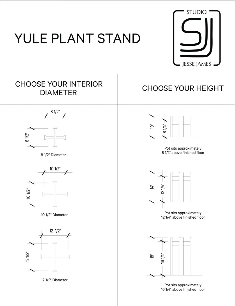 Baltic Birch Plywood 'Yule' Plant Stand