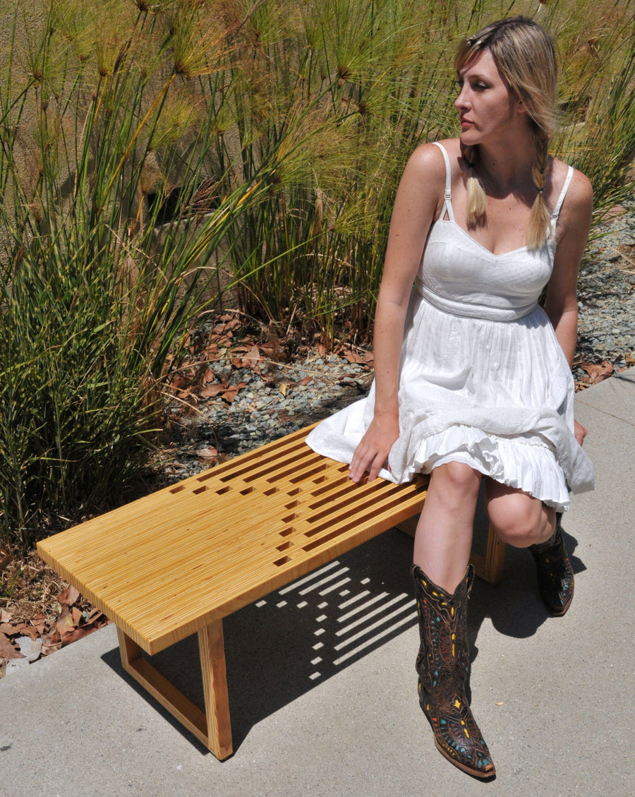Plywood bench