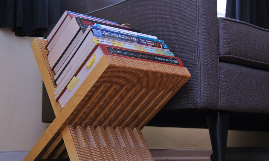 plywood bookstand 