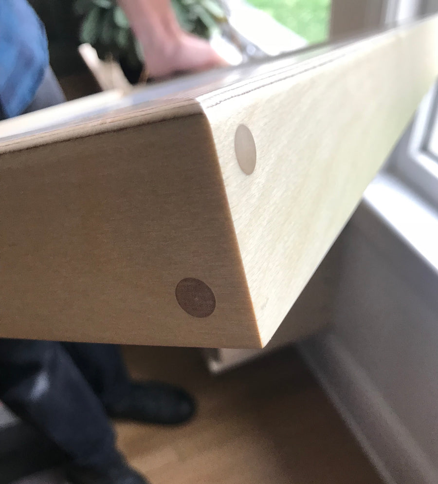 Plywood frame detail