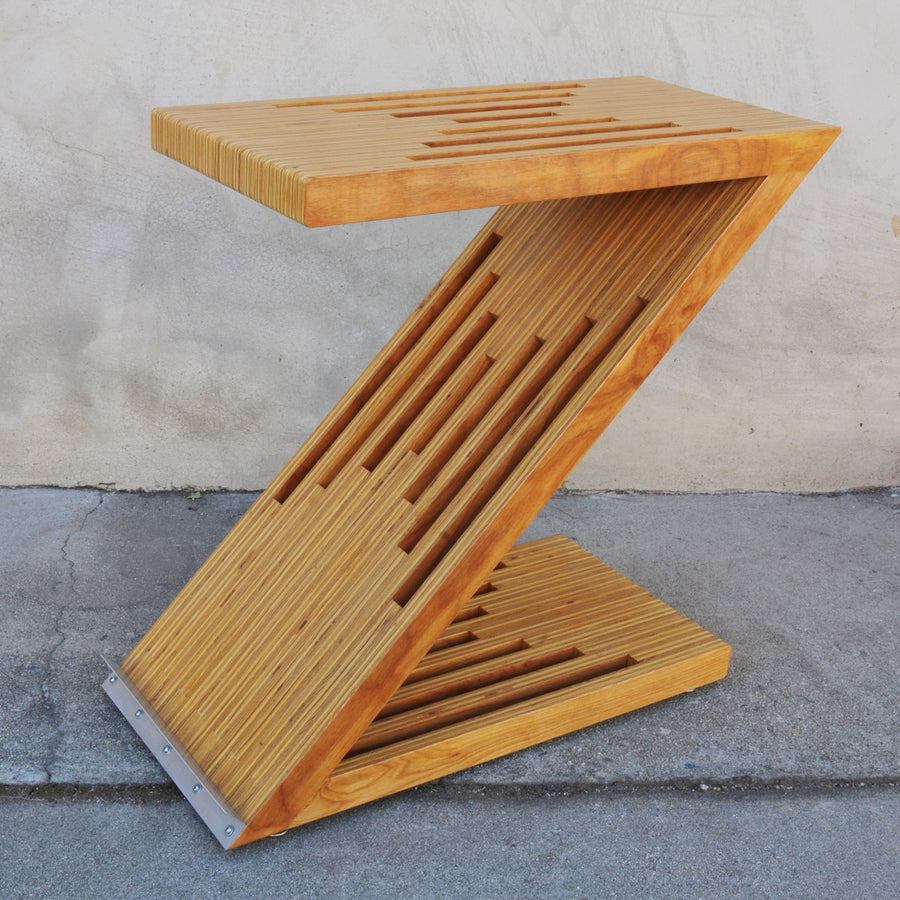 plywood side table