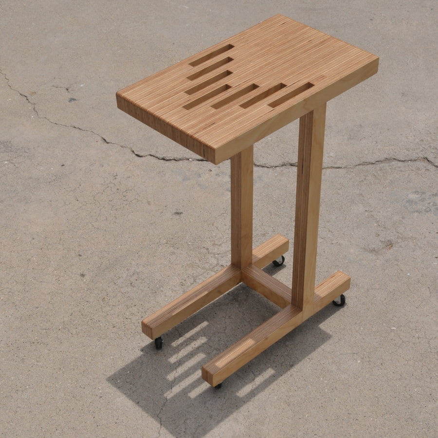 Plywood rolling table